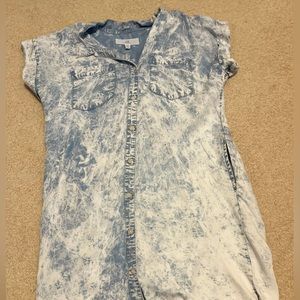 Thread & Supply Juniors Acid Washed Dress